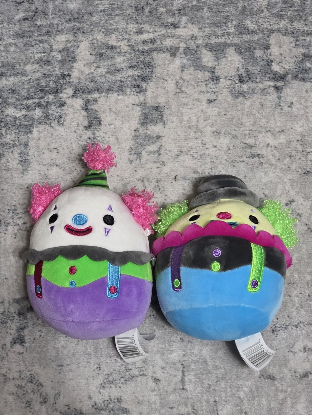 2 Plush Clown Squishmallows 6"